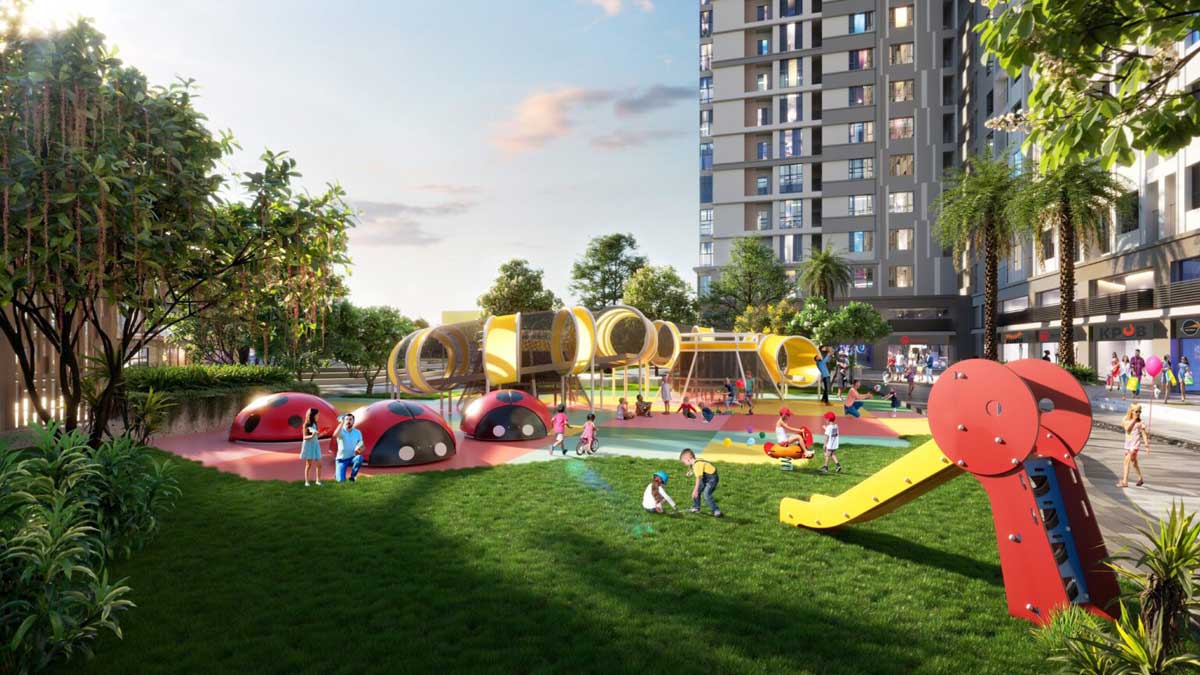 Children's play area Cara River Park Apartment Project Can Tho Children's play area Cara River Park Apartment Project Can Tho