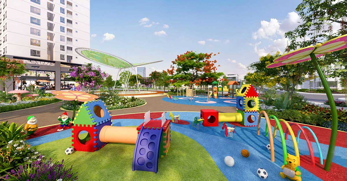 Children's play area Milky Way Apartment Binh Tan milky-way-children's-playground