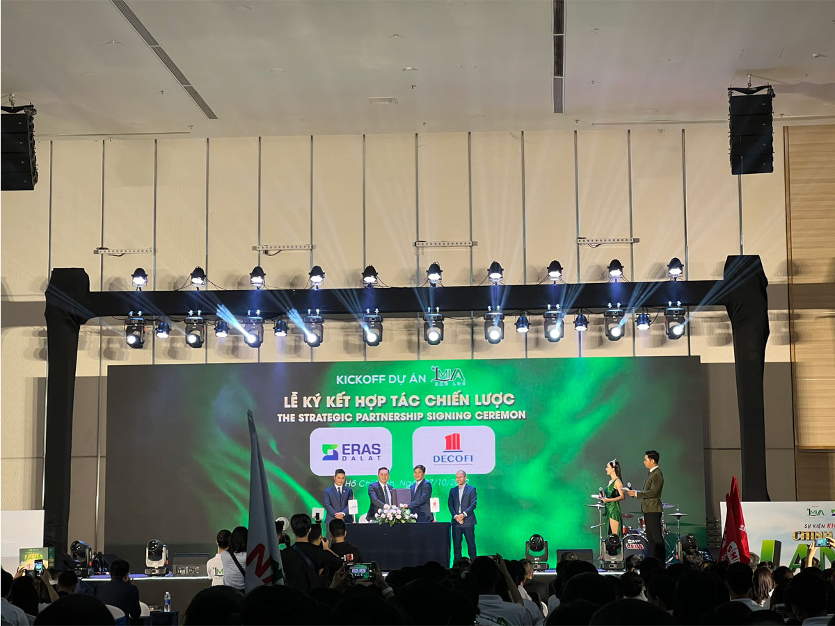 LaMia Bao Loc Signing of cooperation agreement with Decofi construction unit - LaMia Bao Loc