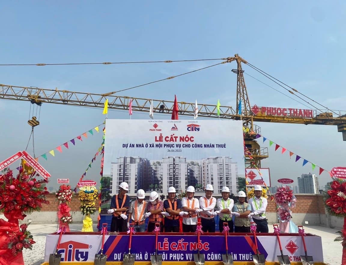 Topping out ceremony of Thu Thiem Green House Project Topping out ceremony of Thu Thiem Green House Project