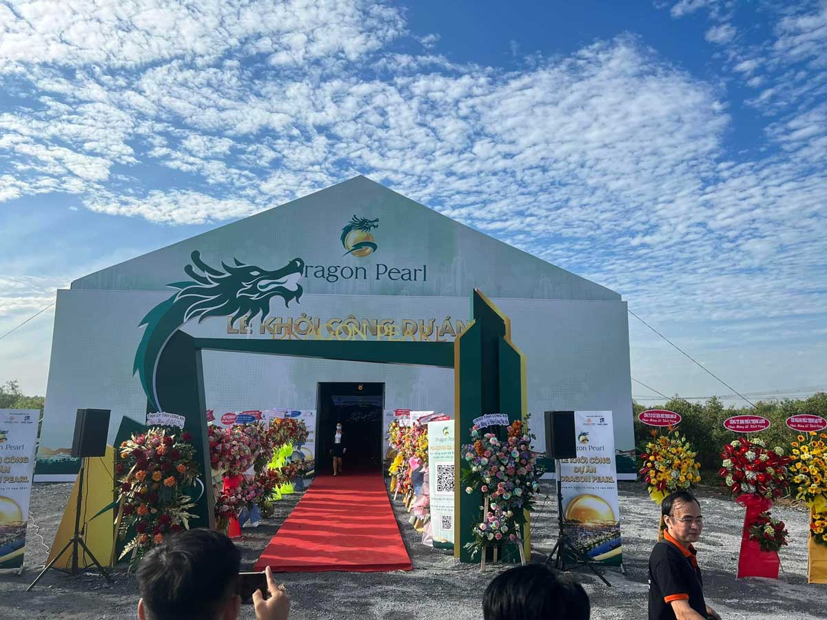Dragon Pearl Duc Hoa Long An urban area project groundbreaking ceremony - Dragon Pearl Duc Hoa Long An