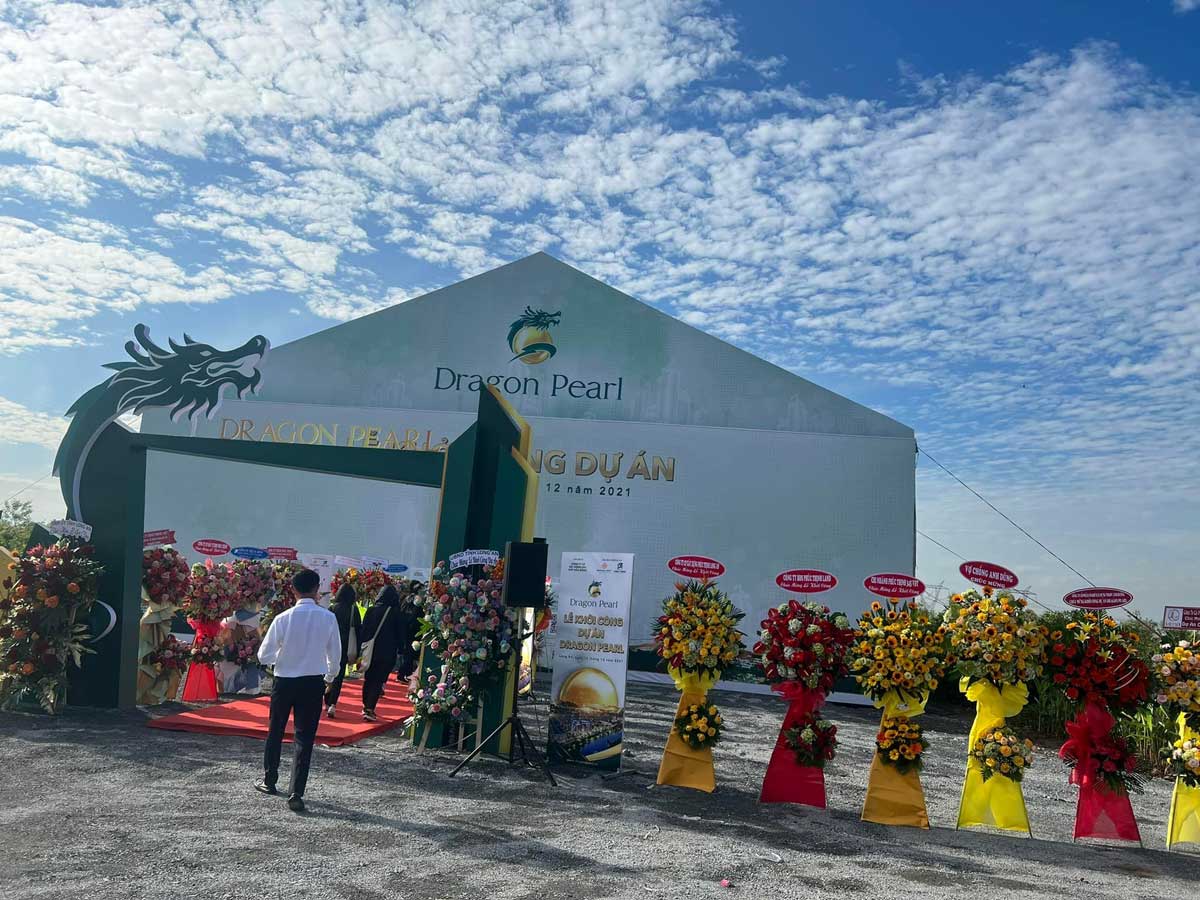 Dragon Pearl urban area project groundbreaking ceremony - Dragon Pearl Duc Hoa Long An