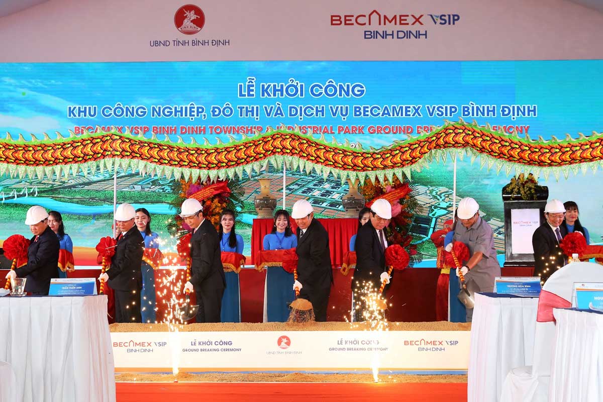Groundbreaking Ceremony of Becamex Binh Dinh Industrial Park Groundbreaking Ceremony of Becamex Binh Dinh Industrial Park