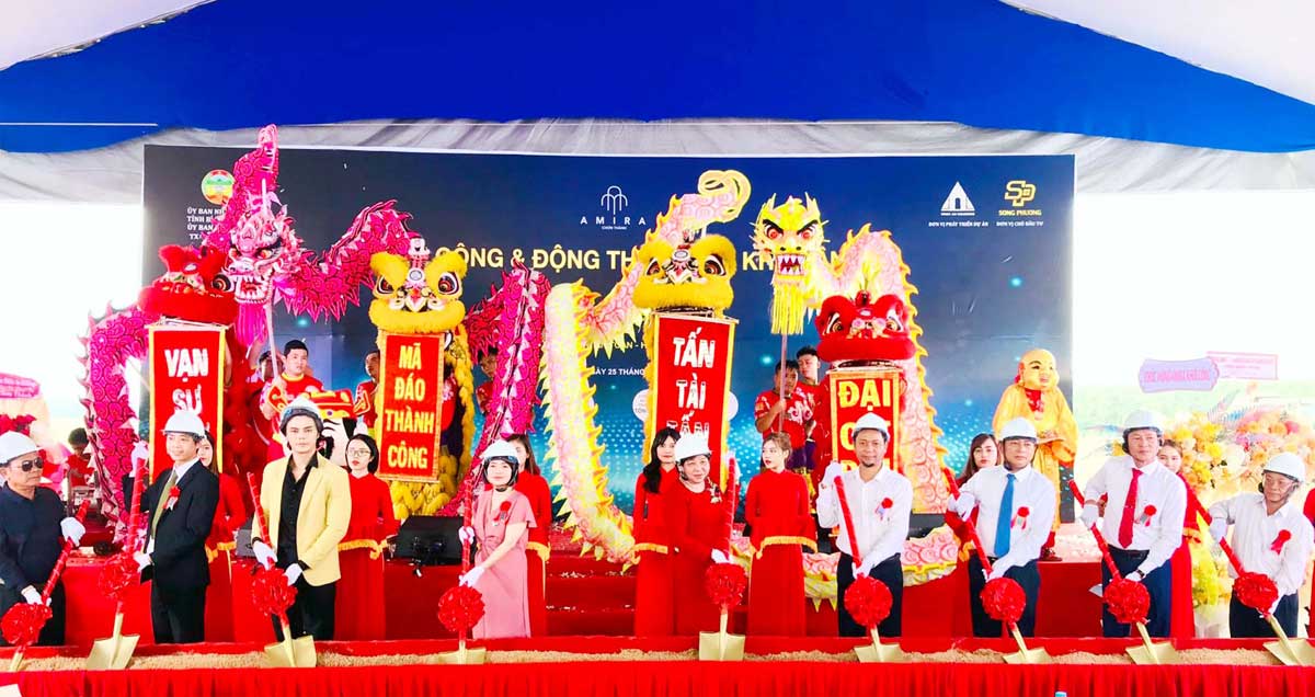 Groundbreaking Ceremony of Amira Chon Thanh Binh Phuoc Residential Area Project Groundbreaking Ceremony of Amira Chon Thanh Binh Phuoc Residential Area Project