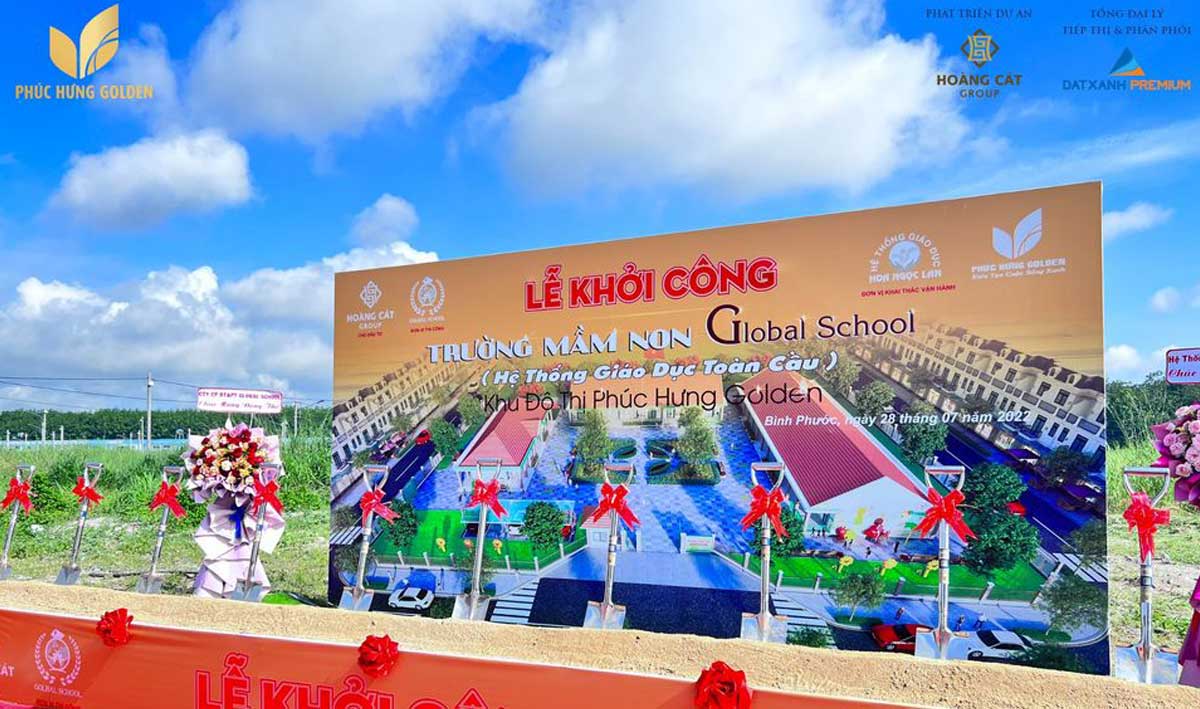 Groundbreaking ceremony of Global School kindergarten at Phuc Hung Golden Binh Phuoc Groundbreaking ceremony of Global School kindergarten at Phuc Hung Golden Binh Phuoc