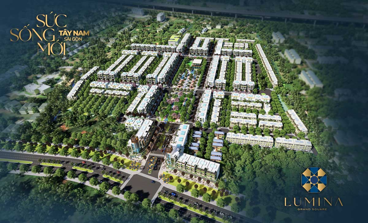 Perspective of Lumina Grand Square Project Can Giuoc Long An Perspective of Lumina Grand Square Project Can Giuoc Long An