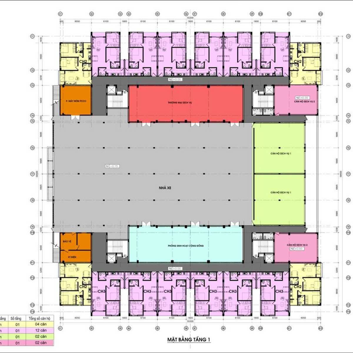 Floor plan of Tan An Urban Area Apartment Buon Ma Thuot Floor plan of Tan An Urban Area Apartment Buon Ma Thuot