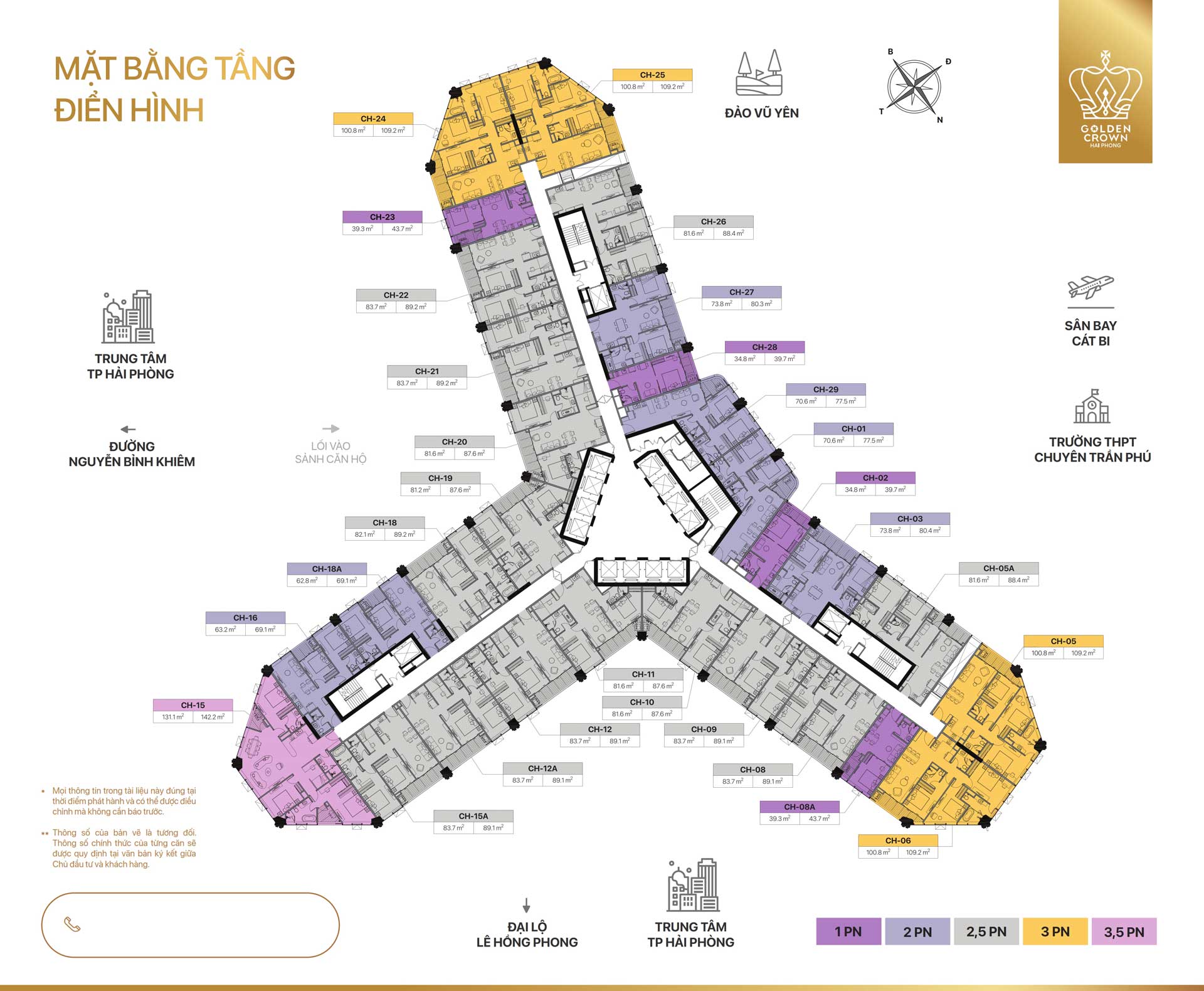 Golden Crown Hai Phong Apartment Floor Plan Golden Crown Hai Phong Apartment Floor Plan
