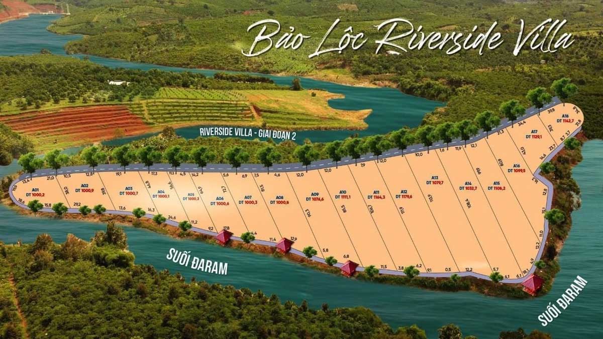 Floor plan of Bao Loc Riverside Villa project Floor plan of Bao Loc Riverside Villa project