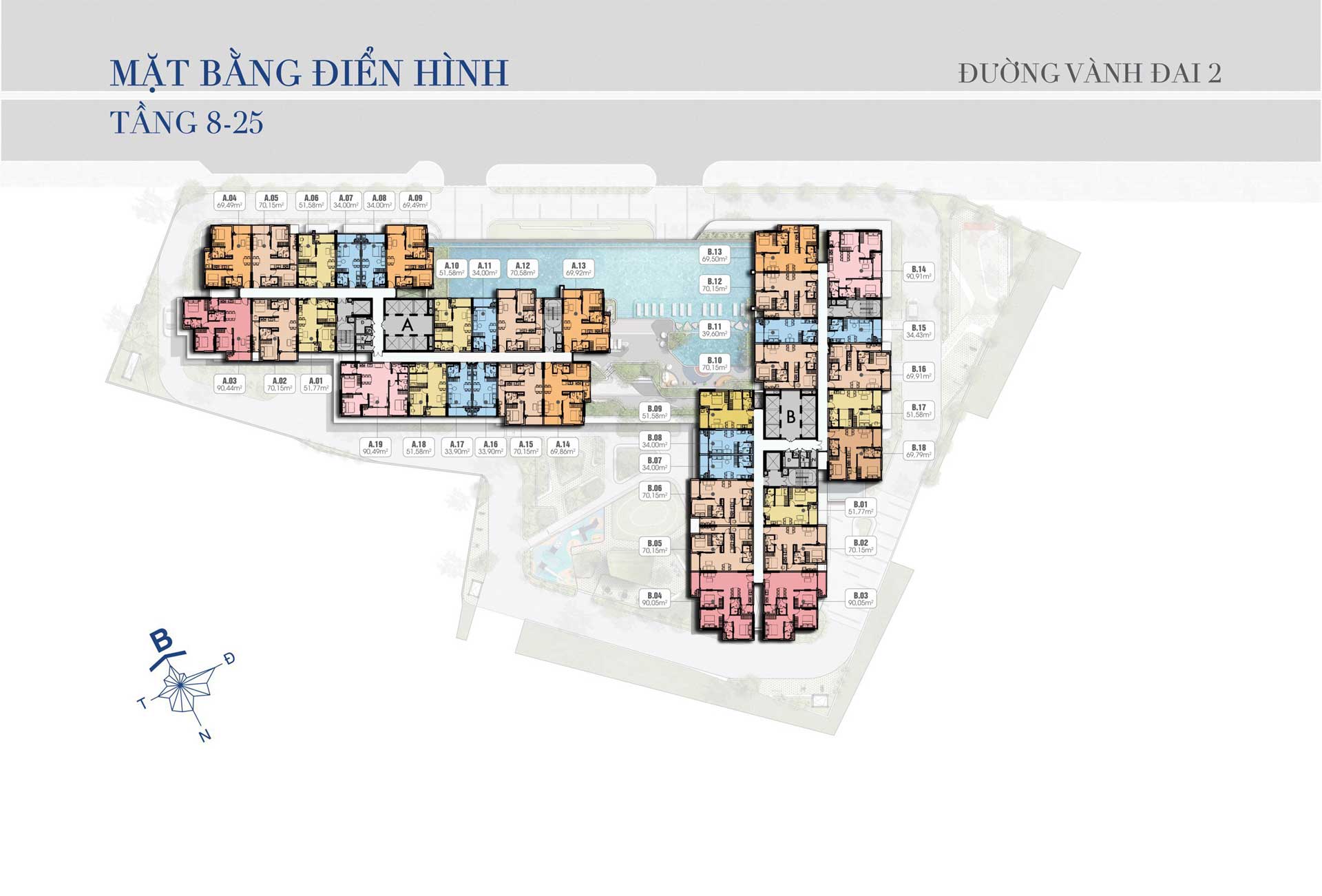 Floor Plan of Avatar Thu Duc Apartment Project Floor Plan of Avatar Thu Duc Apartment Project