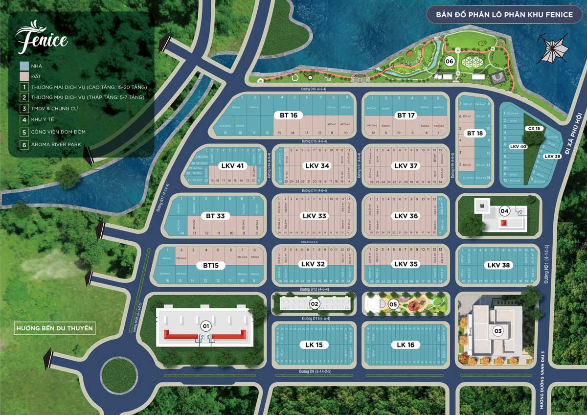 Fenice Paradise Nhon Trach Project Layout Fenice Paradise Nhon Trach Project Layout