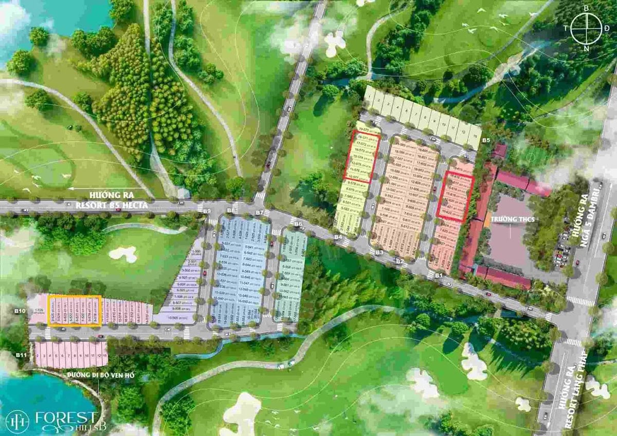 Forest Hills Bao Loc Project Layout