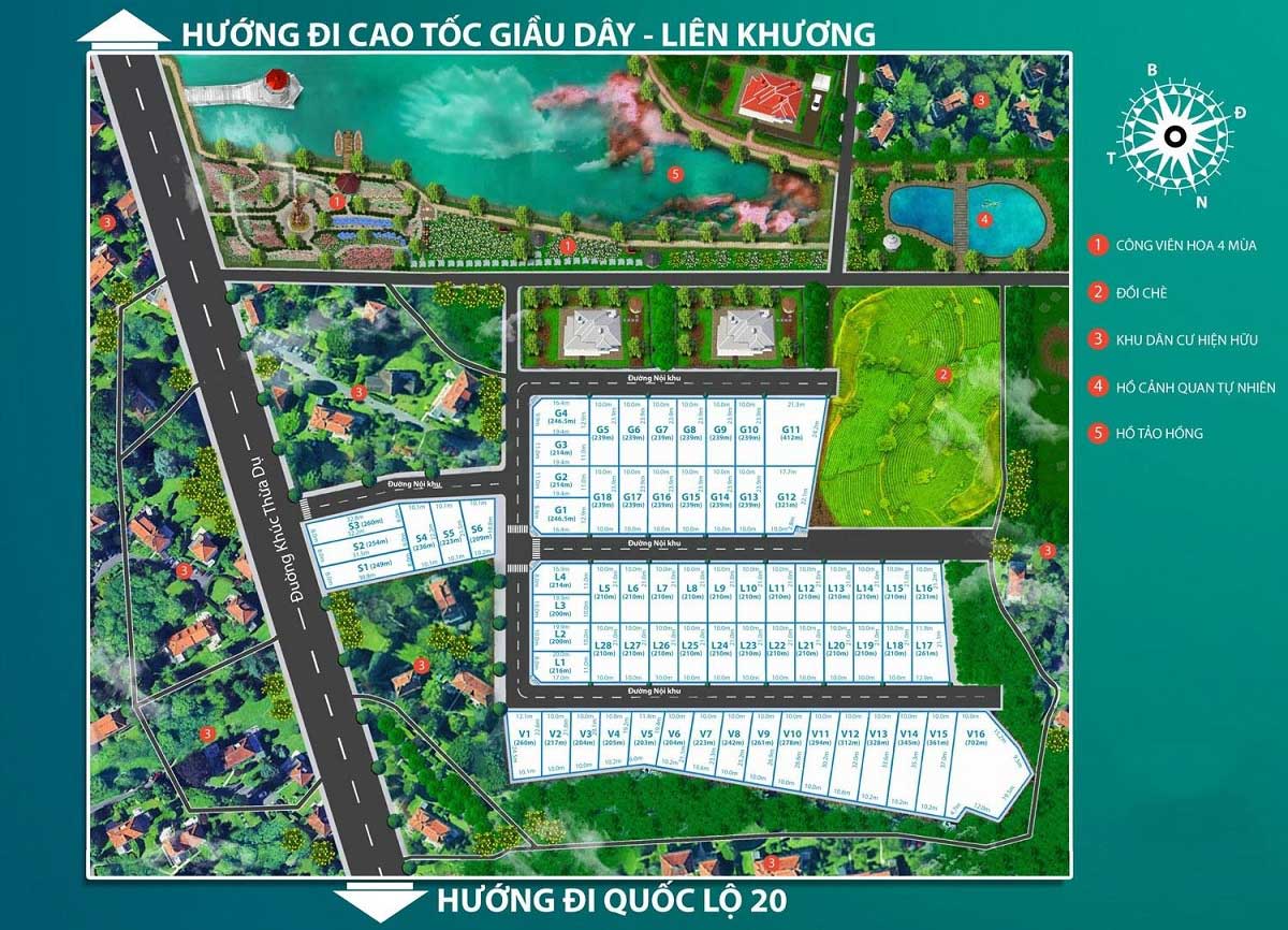 Green Villas Bao Loc Project Layout Green Villas Bao Loc Project Layout