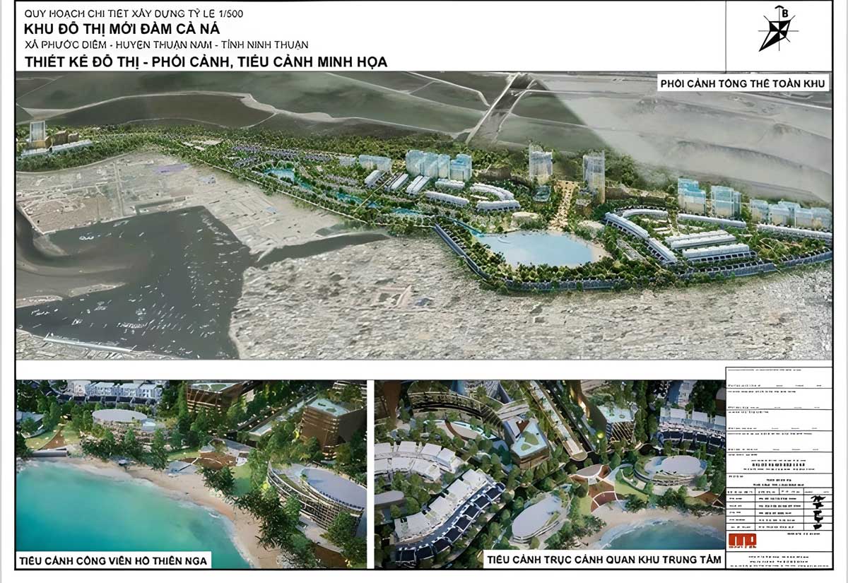 Ground plan of Dam Ca Na New City Urban Area project Ground plan of Dam Ca Na New City Urban Area project
