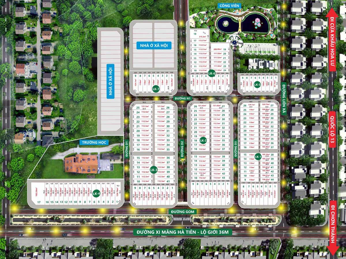 Lake One City Binh Phuoc Project Plot Plan Lake One City Binh Phuoc Project Plot Plan