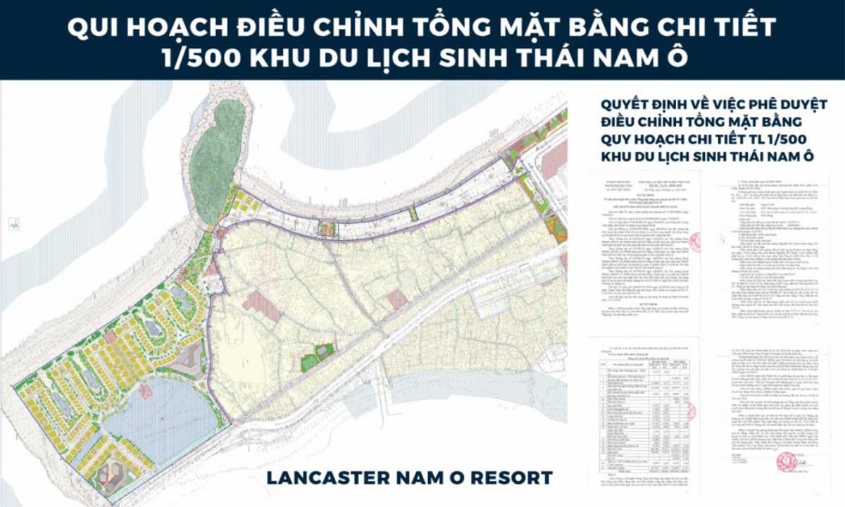 Lancaster Nam O Resort Danang Project Layout