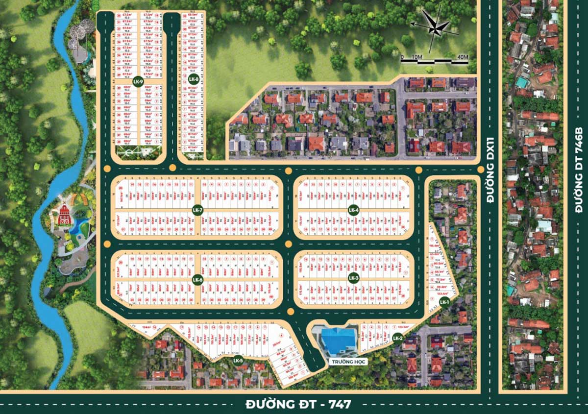 Plot plan of Tan Uyen Central Point Project Plot plan of Tan Uyen Central Point Project