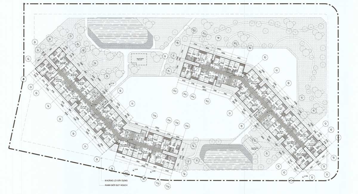 Typical Floor Plan of The Estuary Tuyen Son Da Nang Project
