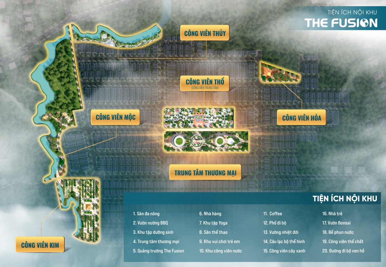 The Fusion Ba Ria - Vung Tau utility floor plan
