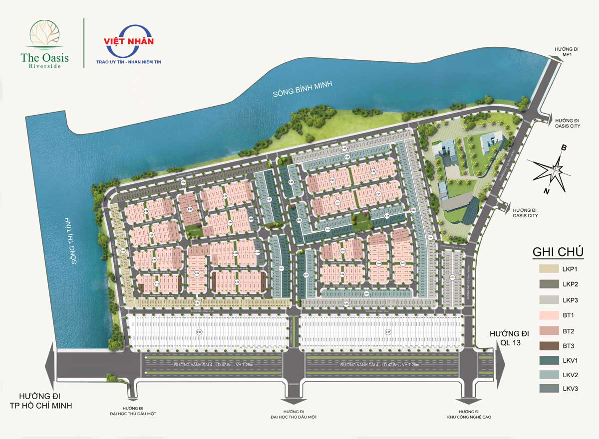 The Oasis Riverside Binh Duong Project Layout The Oasis Riverside Binh Duong Project Layout
