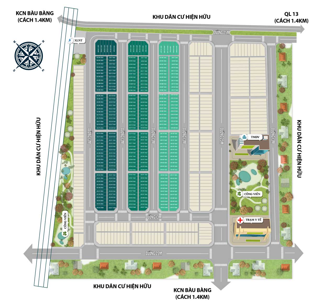 The Sun Bau Bang Binh Duong Project Layout The Sun Bau Bang Binh Duong Project Layout