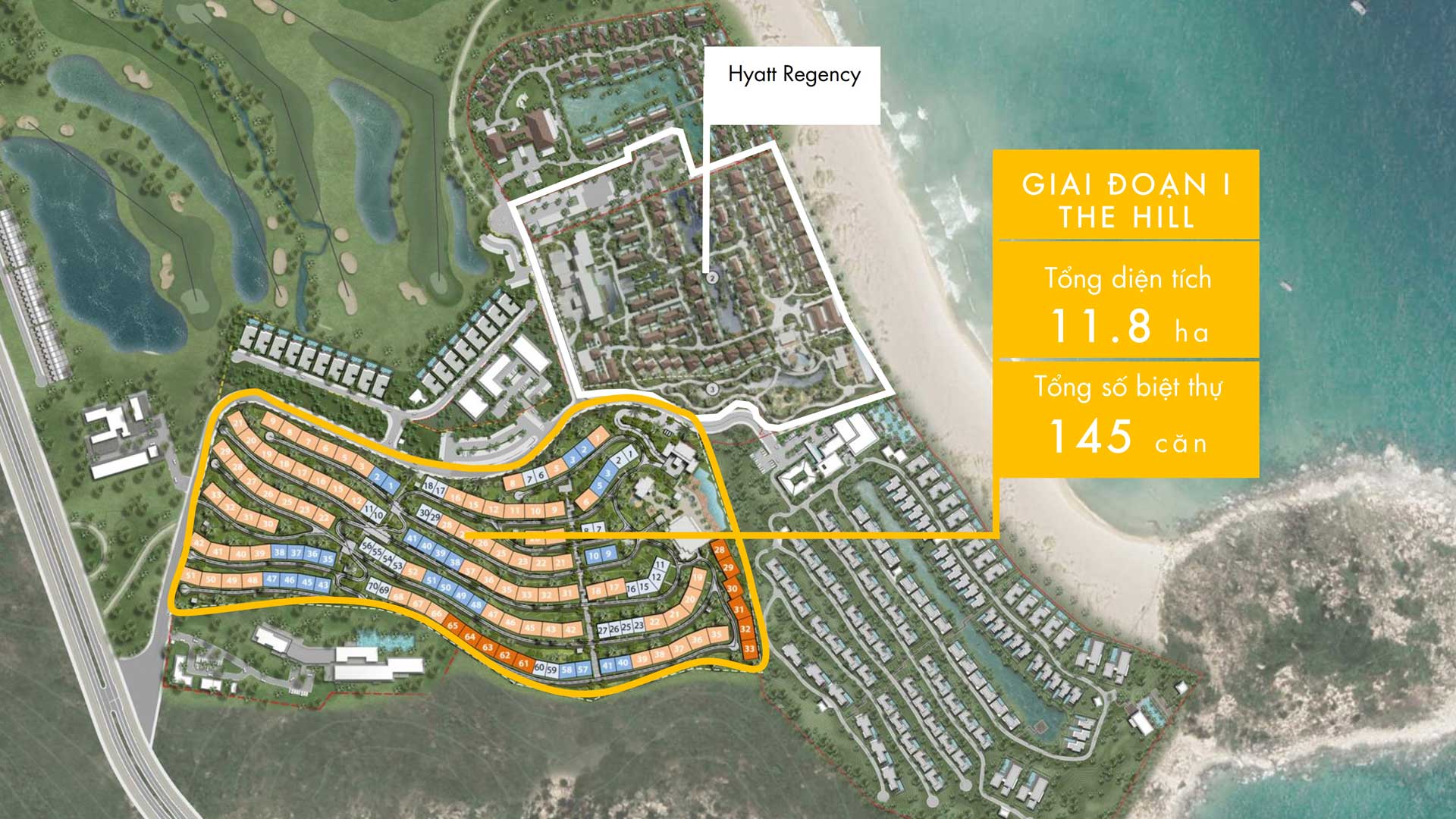 Project Layout of Vinh Hoi Bay Resort Hotel