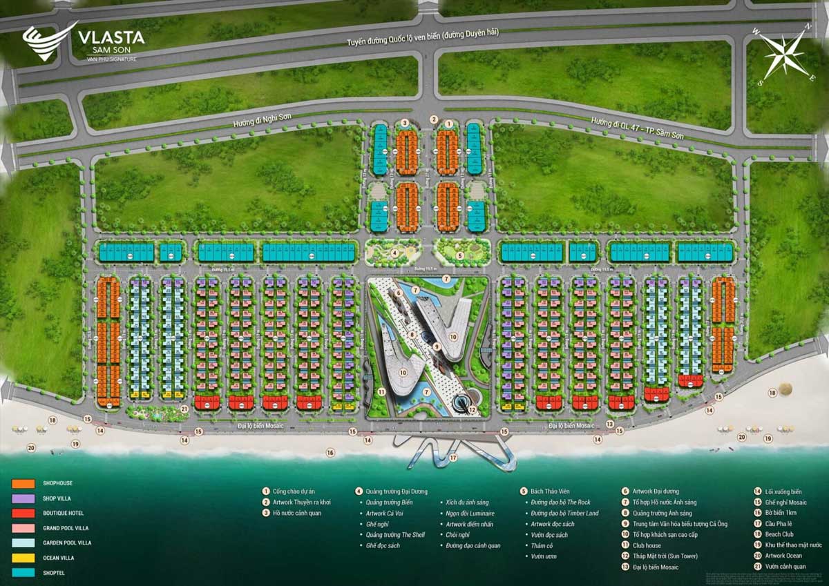 Floor plan of Vlasta Van Phu Sam Son Thanh Hoa Project Floor plan of Vlasta Van Phu Sam Son Thanh Hoa Project