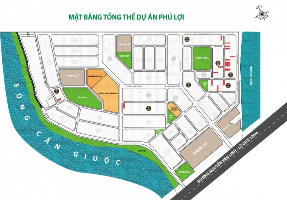 Overall Plan of Phu Loi Hai Thanh Residential Area Project, District 8