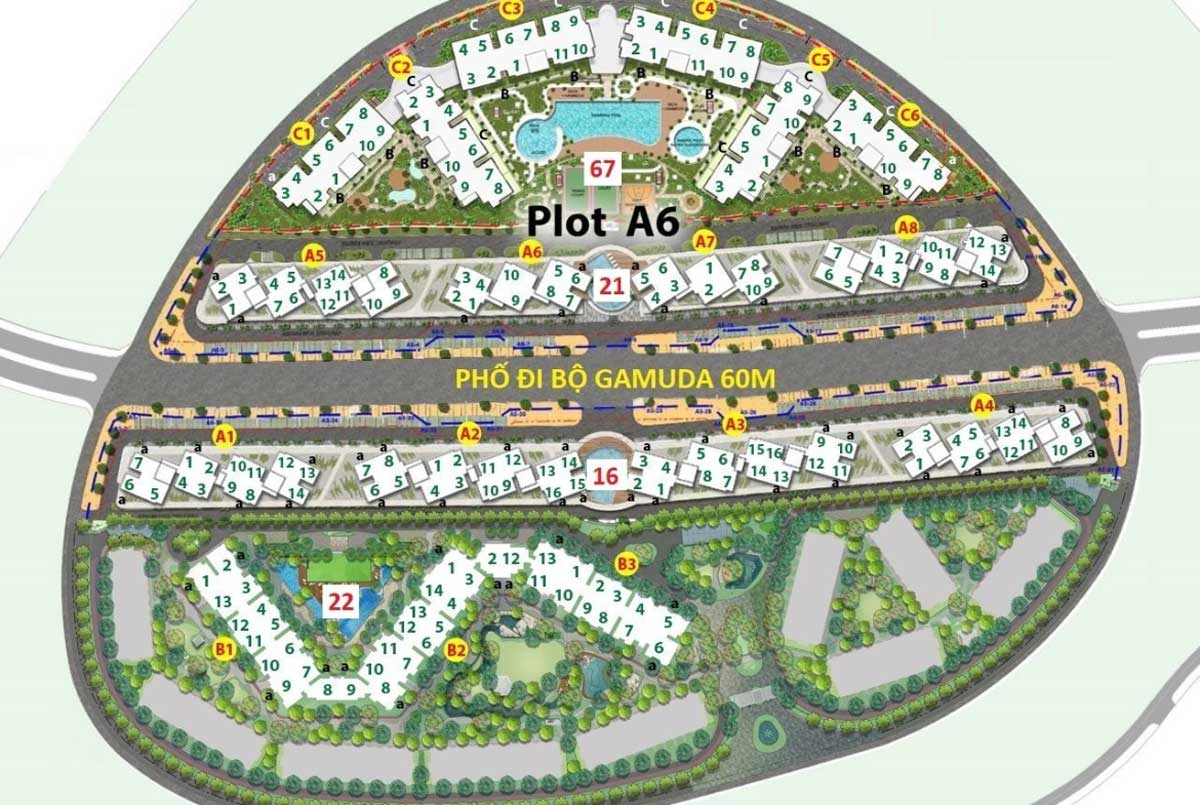 Floor plan of Diamond Subdivision, Celadon City Project Floor plan of Diamond Subdivision, Celadon City Project