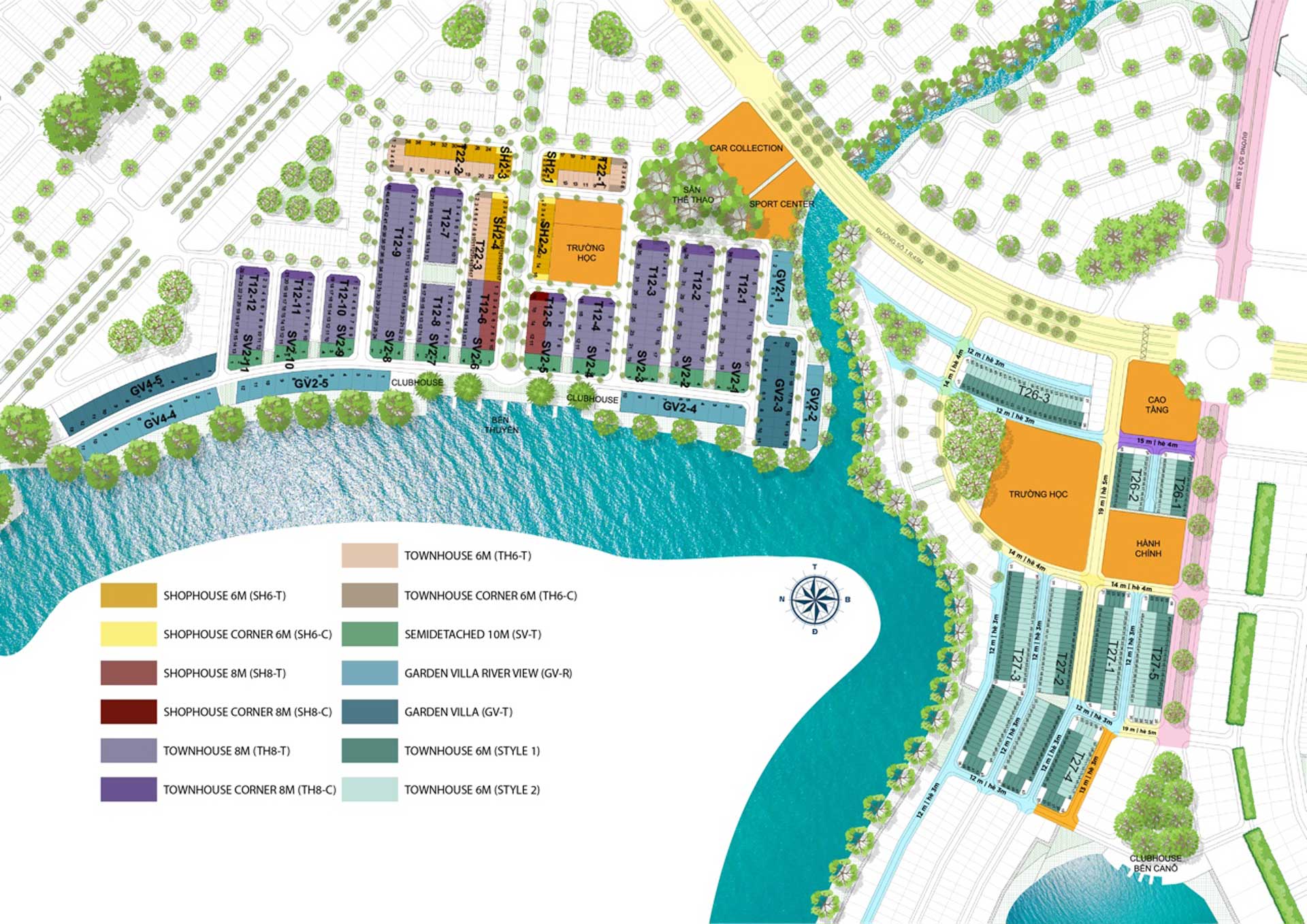 Floor plan of Subdivision 1 of Lucky City Urban Area Project Duc Hoa Long An Floor plan of Subdivision 1 of Lucky City Urban Area Project Duc Hoa Long An