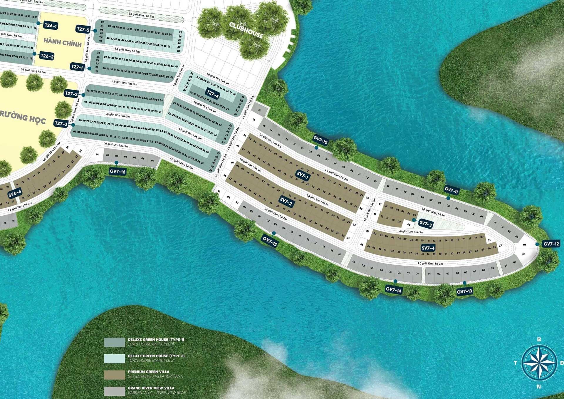 Floor plan of Subdivision 3 of Lucky City Urban Area Project Duc Hoa Long An Floor plan of Subdivision 3 of Lucky City Urban Area Project Duc Hoa Long An