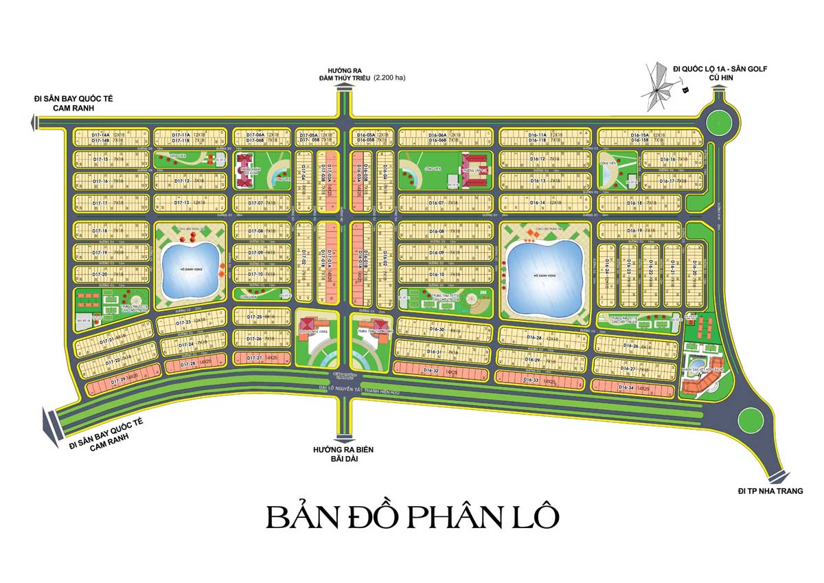 Golden Bay Cam Ranh Project Layout