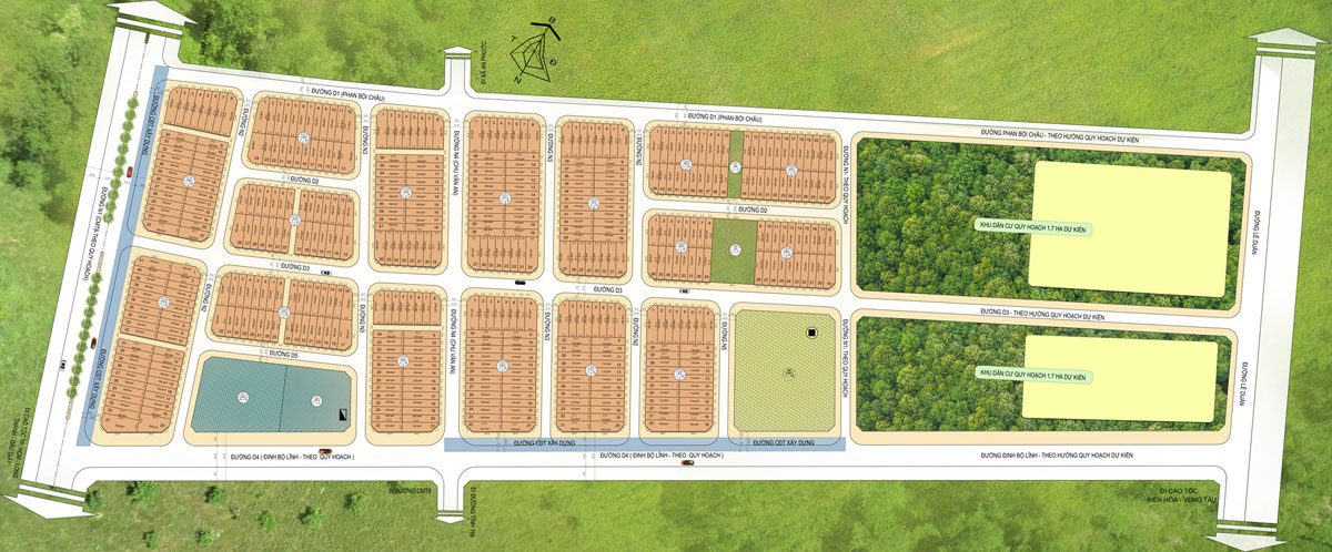 Long Thanh Pearl Project Plot Plan