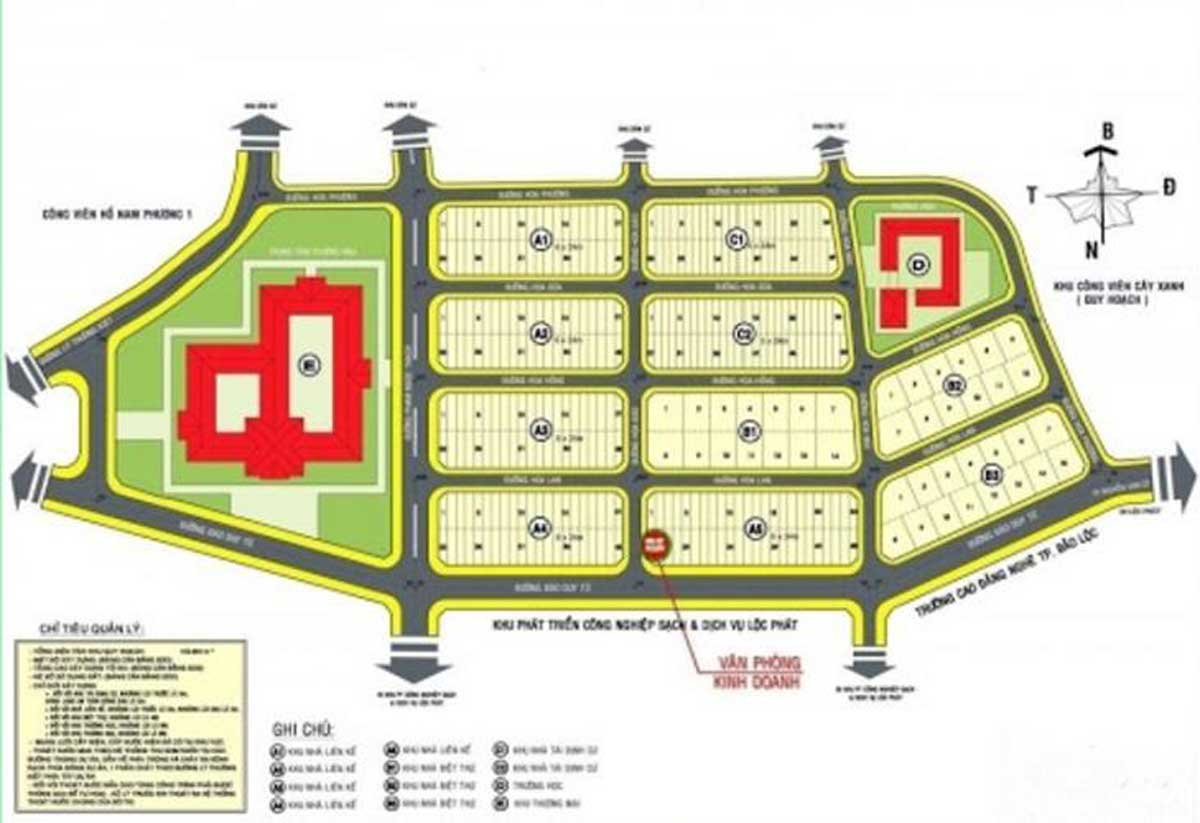 Plot Plan of Nam Phuong City Bao Loc Project Plot Plan of Nam Phuong City Bao Loc Project