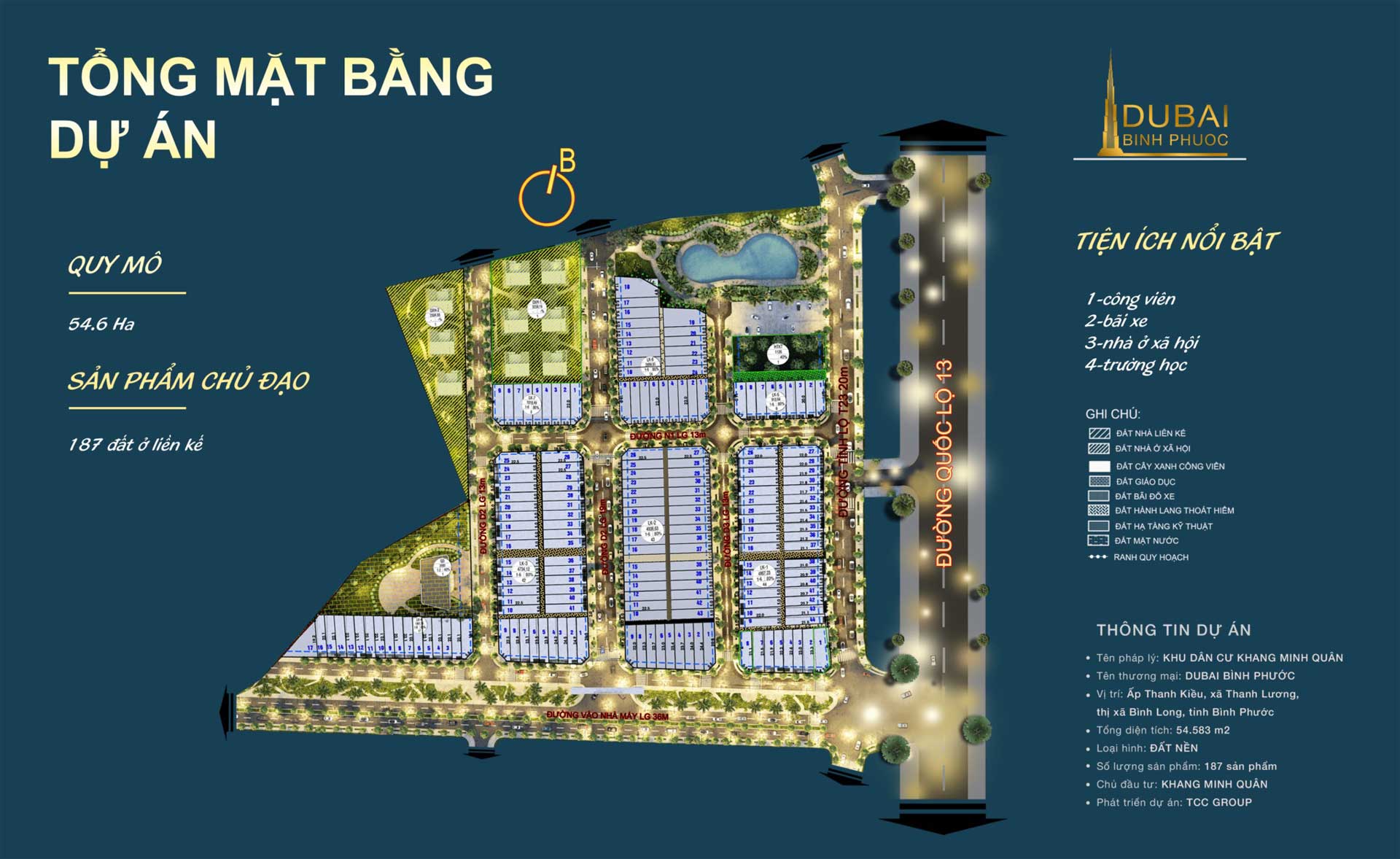 Plot plan of Dubai Binh Phuoc Residential Area Plot plan of Dubai Binh Phuoc Residential Area