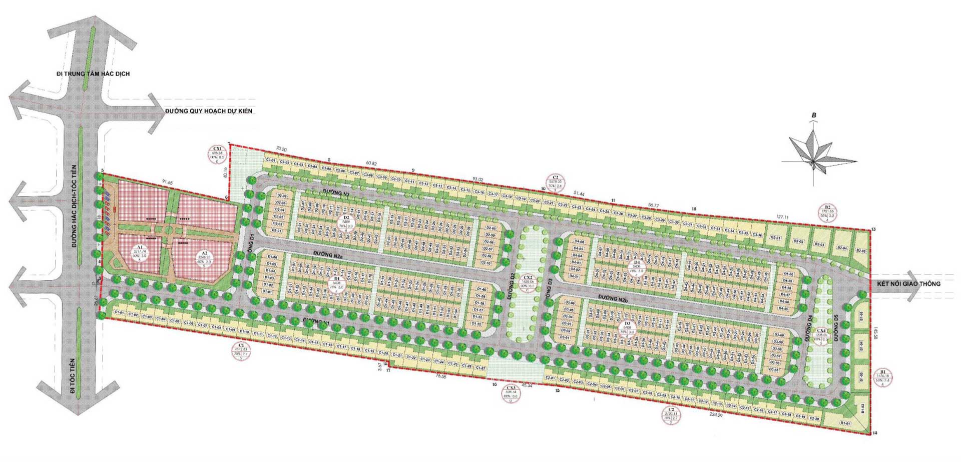 Phu My Estates Project Layout