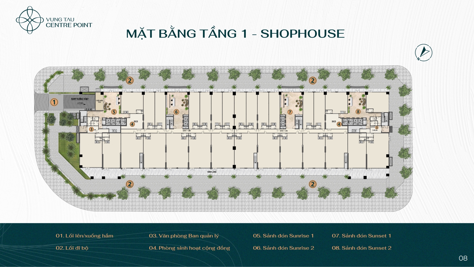 Floor Plan of 1st Floor Shophouse Vung Tau Centre Point Floor Plan of 1st Floor Shophouse Vung Tau Centre Point