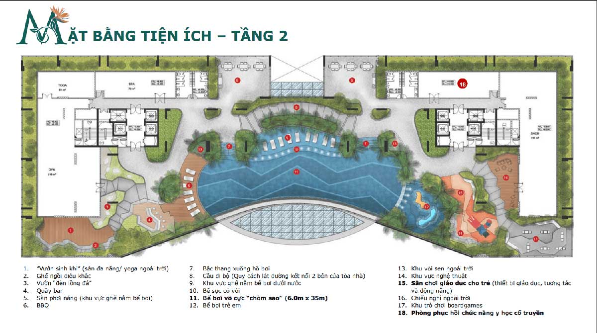 Floor Plan of 2nd Floor of Essensia Sky Apartment Project Nha Be Floor Plan of 2nd Floor of Essensia Sky Apartment Project Nha Be