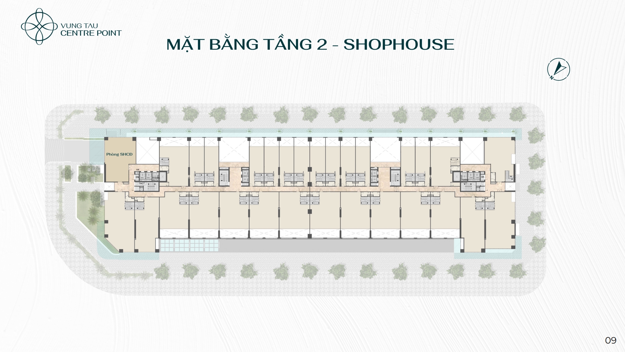 Floor Plan of 2nd Floor Shophouse Vung Tau Centre Point Floor Plan of 2nd Floor Shophouse Vung Tau Centre Point