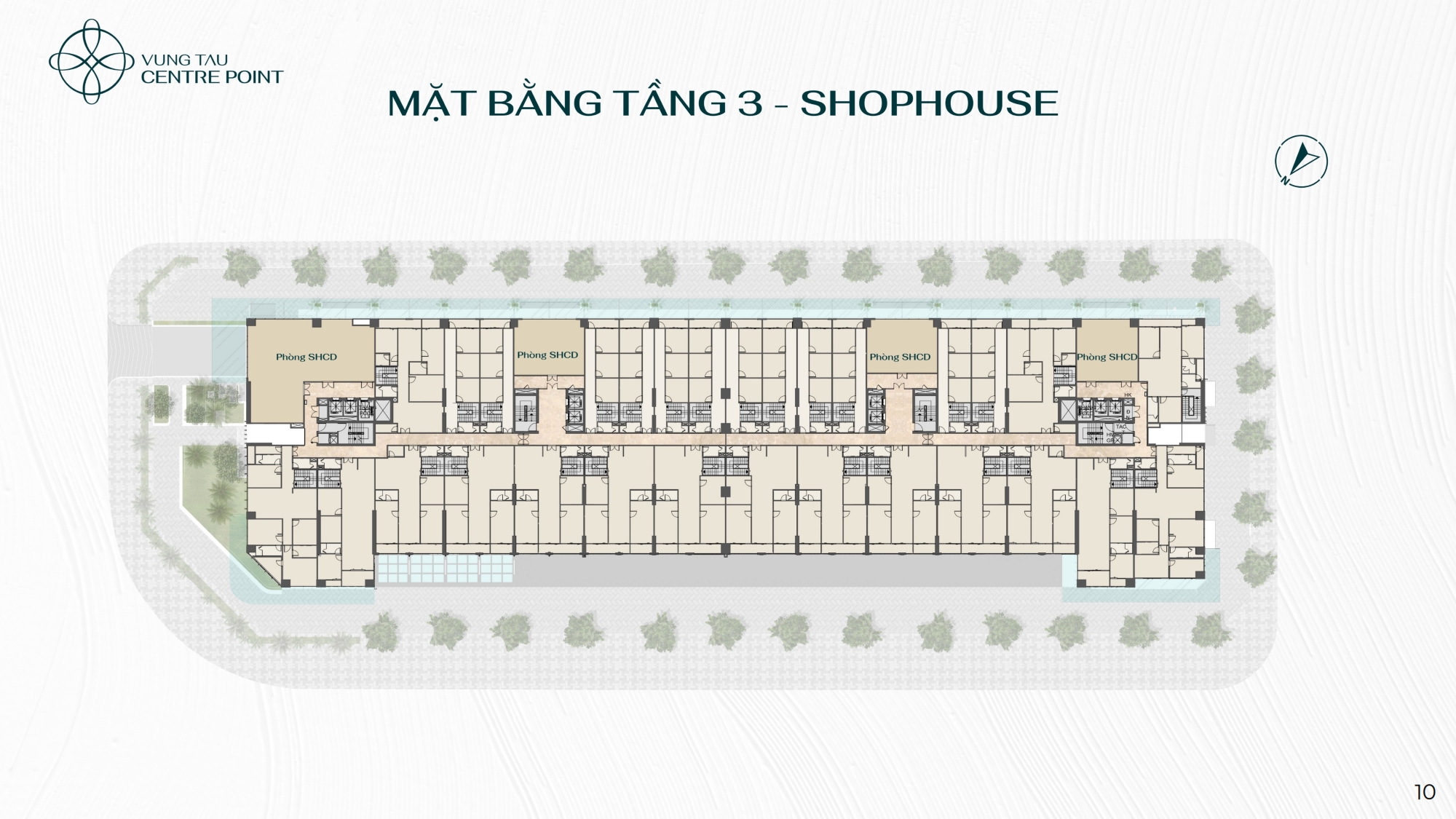 Floor Plan of 3rd Floor Shophouse Vung Tau Centre Point Floor Plan of 3rd Floor Shophouse Vung Tau Centre Point
