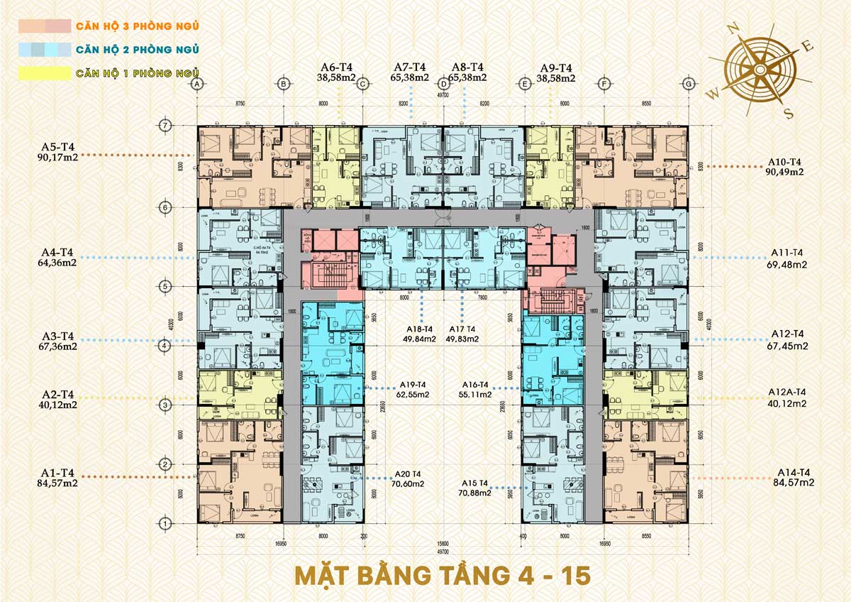 Floor plan 4-15 Green Melody Floor plan 4-15 Green Melody