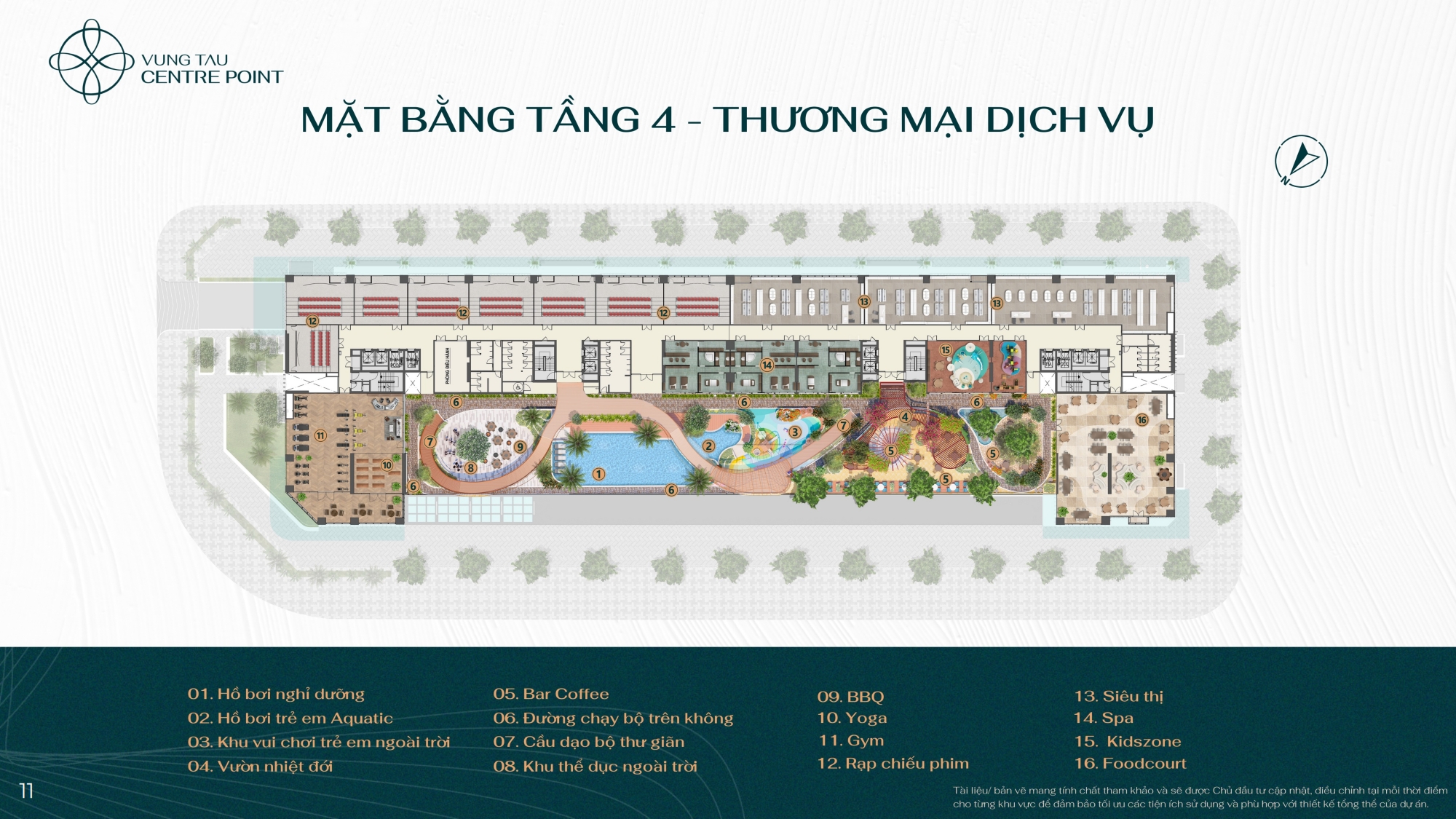 Floor plan of 4th Floor of Vung Tau Centre Point Commercial Service Floor plan of 4th Floor of Vung Tau Centre Point Commercial Service