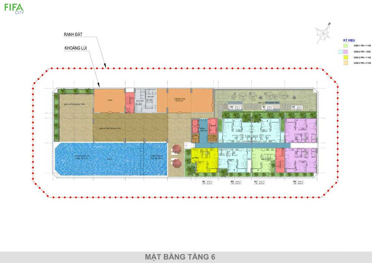FIFA City Mat bang Tang 6 Can ho FiFa City 1 - FIFA City