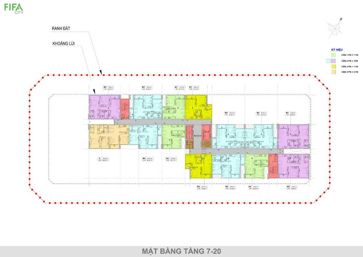 FIFA City Mat bang Tang 7 20 Can ho FiFa City 1 - FIFA City