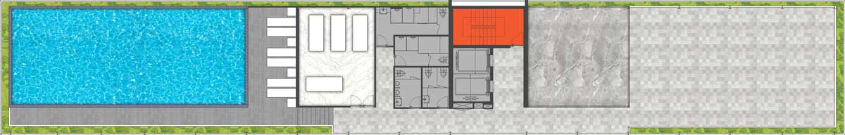 The Forest Gem Binh Thanh rooftop floor plan The Forest Gem Binh Thanh rooftop floor plan