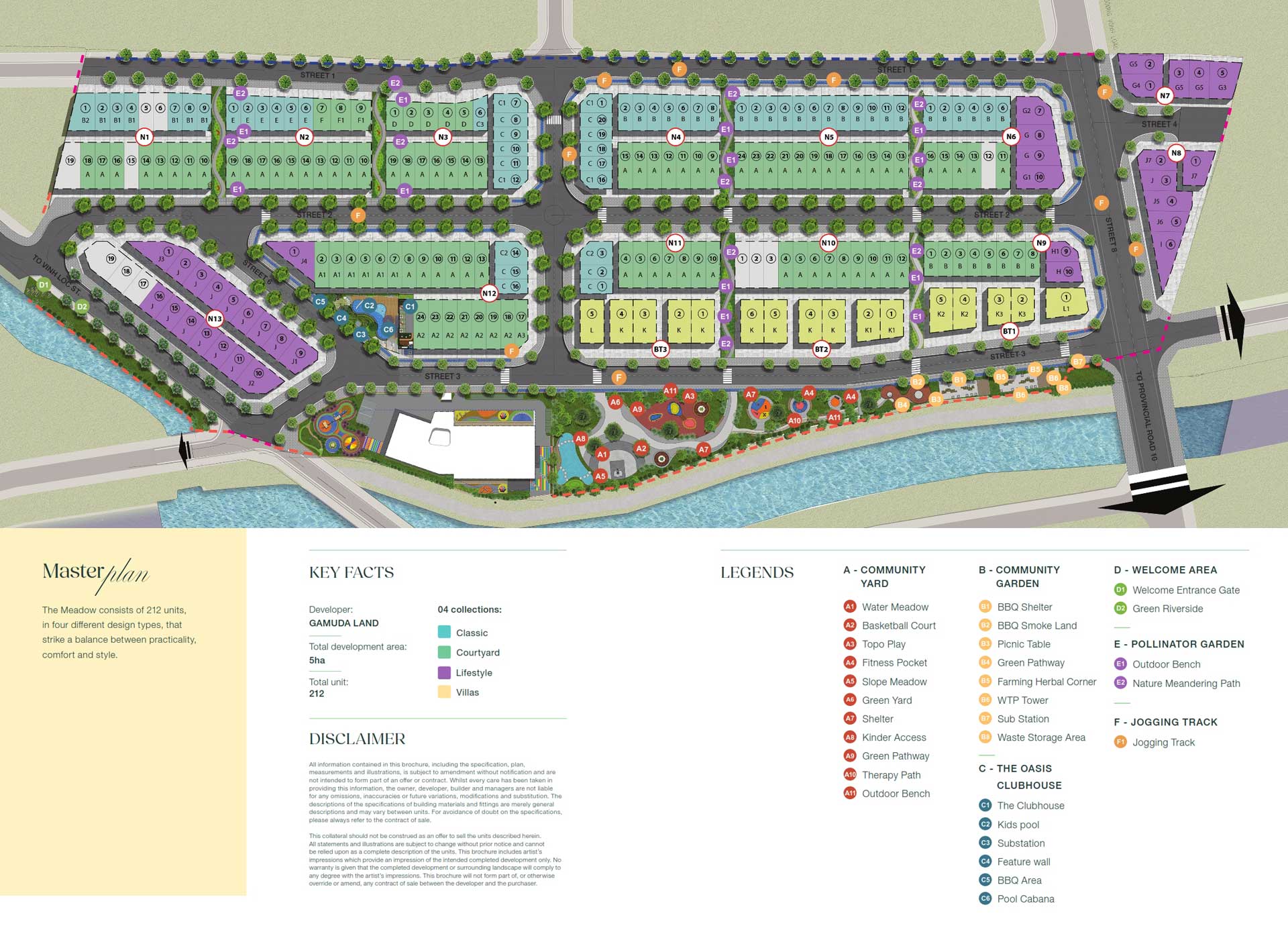 The Meadow Binh Chanh Project Layout