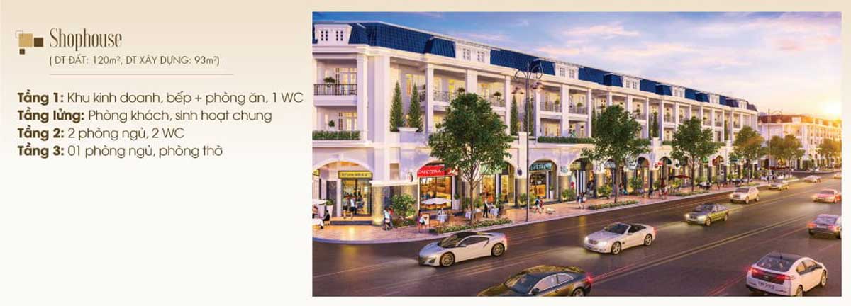 Shophouse design floor plan stc long thanh - STC Long Thanh