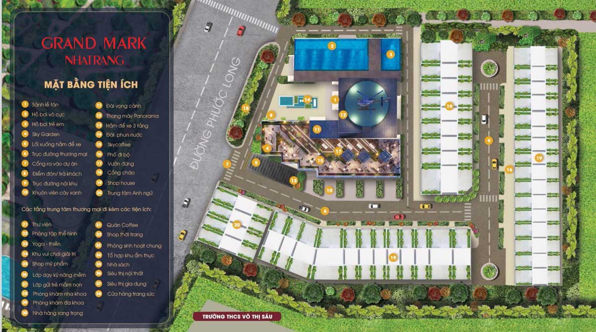 Grand Mark Nha Trang Apartment Project Utilities Plan Grand Mark Nha Trang Apartment Project Utilities Plan