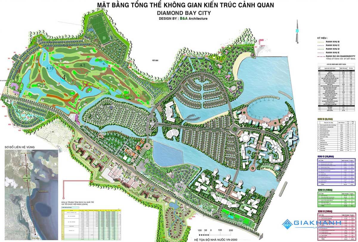 Overall Plan of NovaWorld Nha Trang Diamond Bay Project Overall Plan of NovaWorld Nha Trang Diamond Bay Project