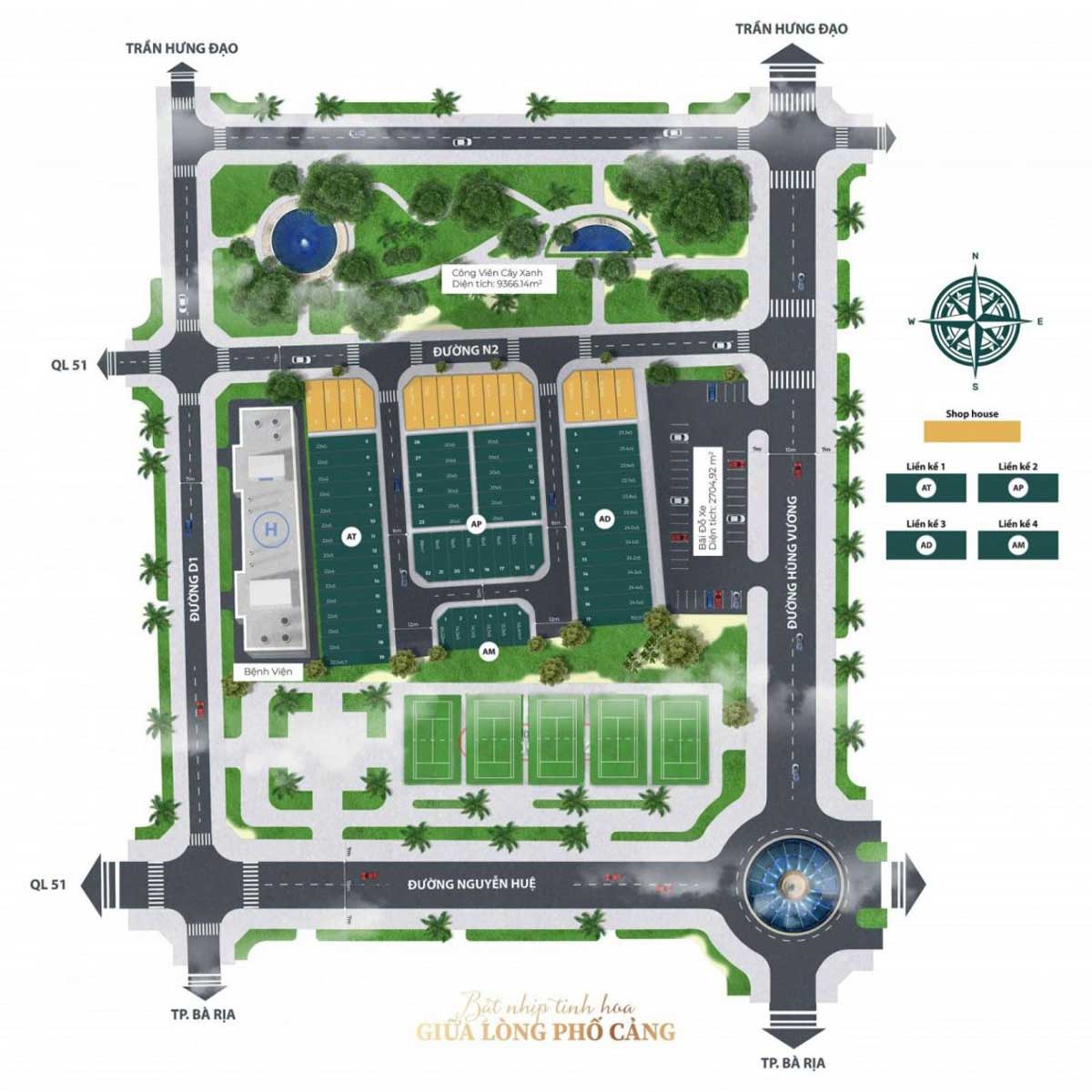 Overall Plan of Ario Park View Phu My Project Overall Plan of Ario Park View Phu My Project
